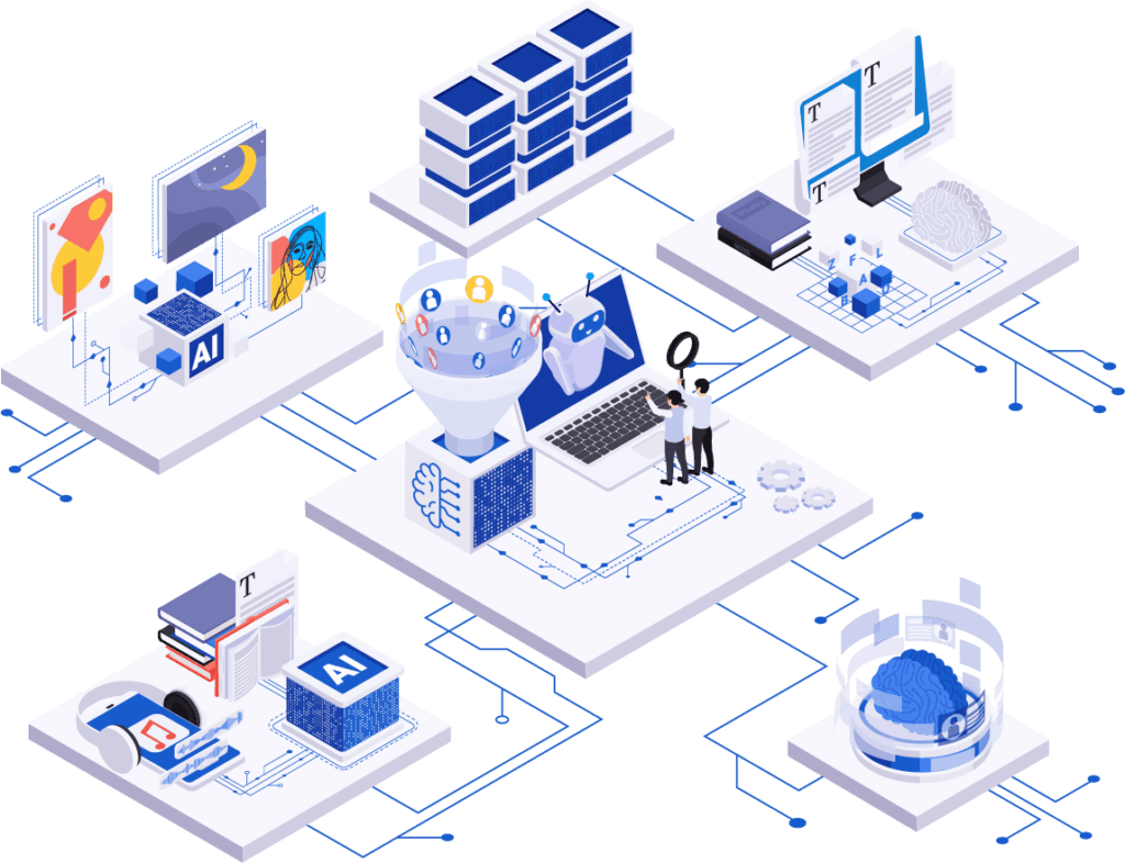 AI-Powered Automation 2 2304.i039.012.S.m004.c13.AI generated art AI powered content creation isometric Converted 1